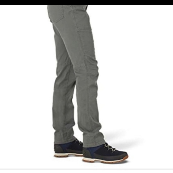 Wrangler ATG Canvas Gray Dark Shadow Slim Fit mid rise Pants size 10 Tall new‎ - Picture 5 of 6